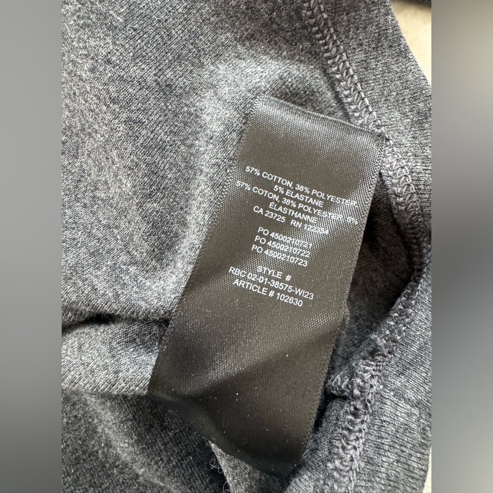Aritzia Sunday Best Charcoal Turtleneck long sleeve top women’s size Small - Picture 6 of 8